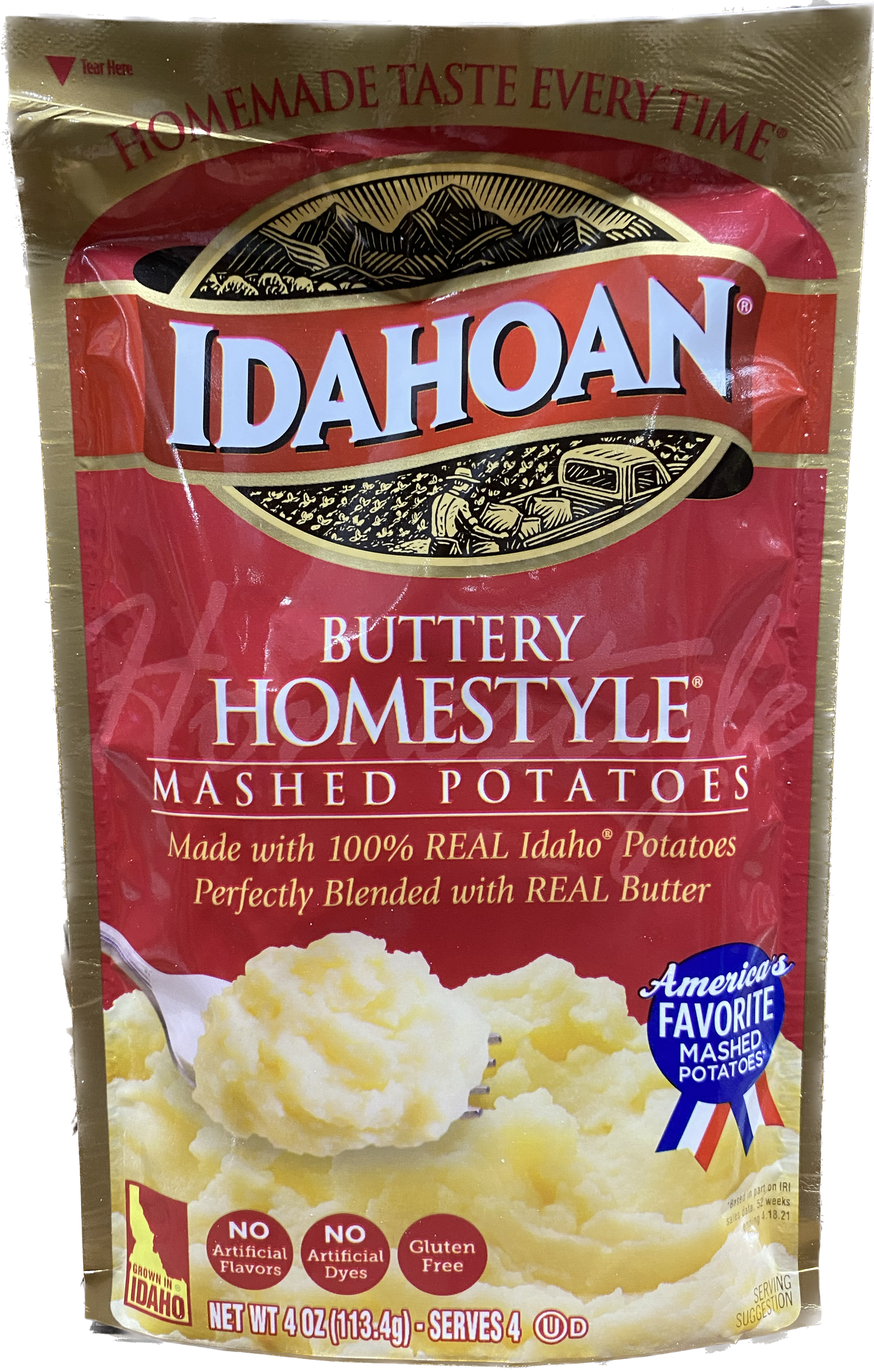 IDAHOAN BUTTERY HOMESTYLE MASHED POTATOES (4OZ) - Papaya Express