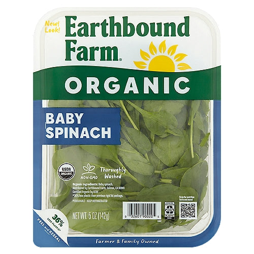 Earthbound Farms Baby Spinach (5 oz) - Papaya Express