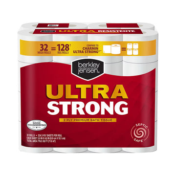 Berkley Jensen Ultra Strong Bath Tissue 32 pk - Papaya Express