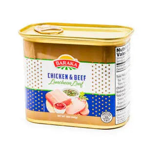 Baraka Chicken & Meat  Luncheon (12oz) - Papaya Express