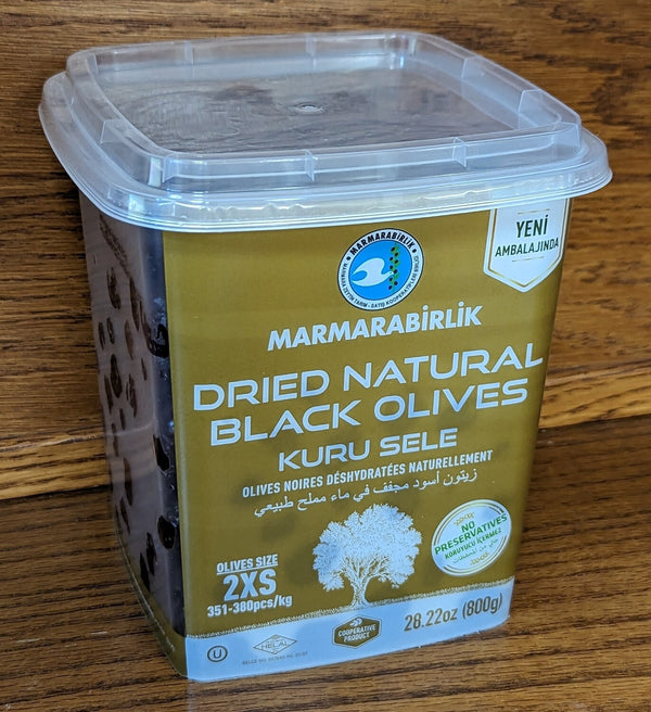 Marmarabirlik Black Dried Olives (800G) - Papaya Express