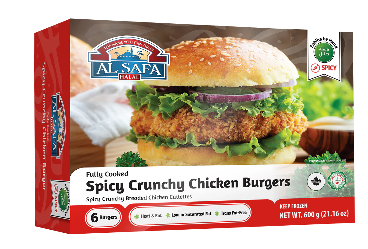 AlSafa Crunchy Chicken Burger(1 lbs.) - Papaya Express