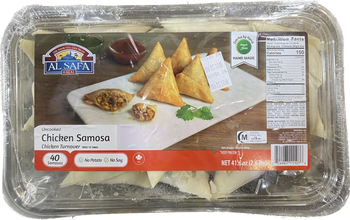 AL SAFA CHICKEN SAMOSA (40 CT) - Papaya Express