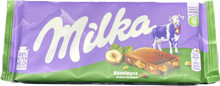 MILKA HAZELNUT (100G) - Papaya Express