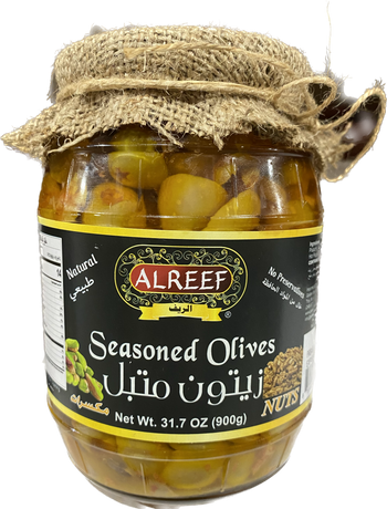 ALREEF STUFFED GREEN OLIVES WITH NUTS (900G) - Papaya Express