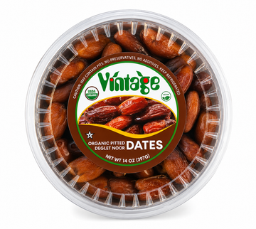 VINTAGE PITTED DATES ORGANIC (14OZ) - Papaya Express
