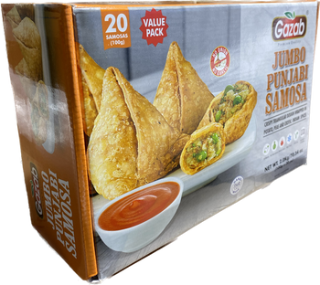 GAZAB JUMBO PUNJABI SAMOSA (20 COUNT) - Papaya Express