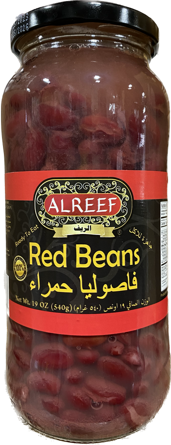 ALREEF RED KIDNEY BEANS IN GLASS (540G) - Papaya Express