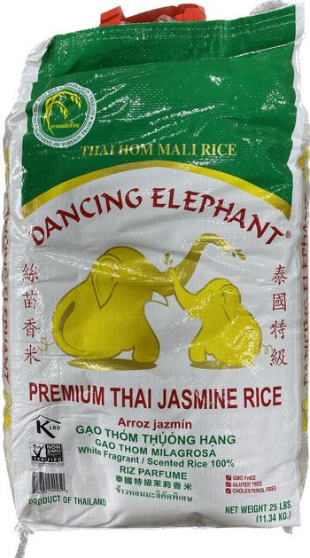 DANCING JASMINE RICE 25 LB - Papaya Express