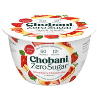 Chobani Zero Sugar Strawberry Cheesecake Greek Yogurt (4ct)