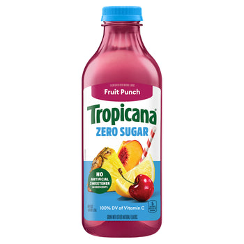 Tropicana Zero Sugar Fruit Punch (46oz) - Papaya Express
