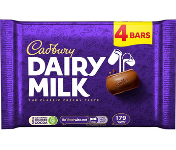 CADBURY DAIRY MILK (4PK) - Papaya Express