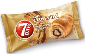 Seven Days Croissant Peanut Butter Creme and Chocolate (75 G)