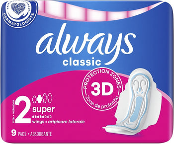 Always Classic 3D (9 Pads) - Papaya Express