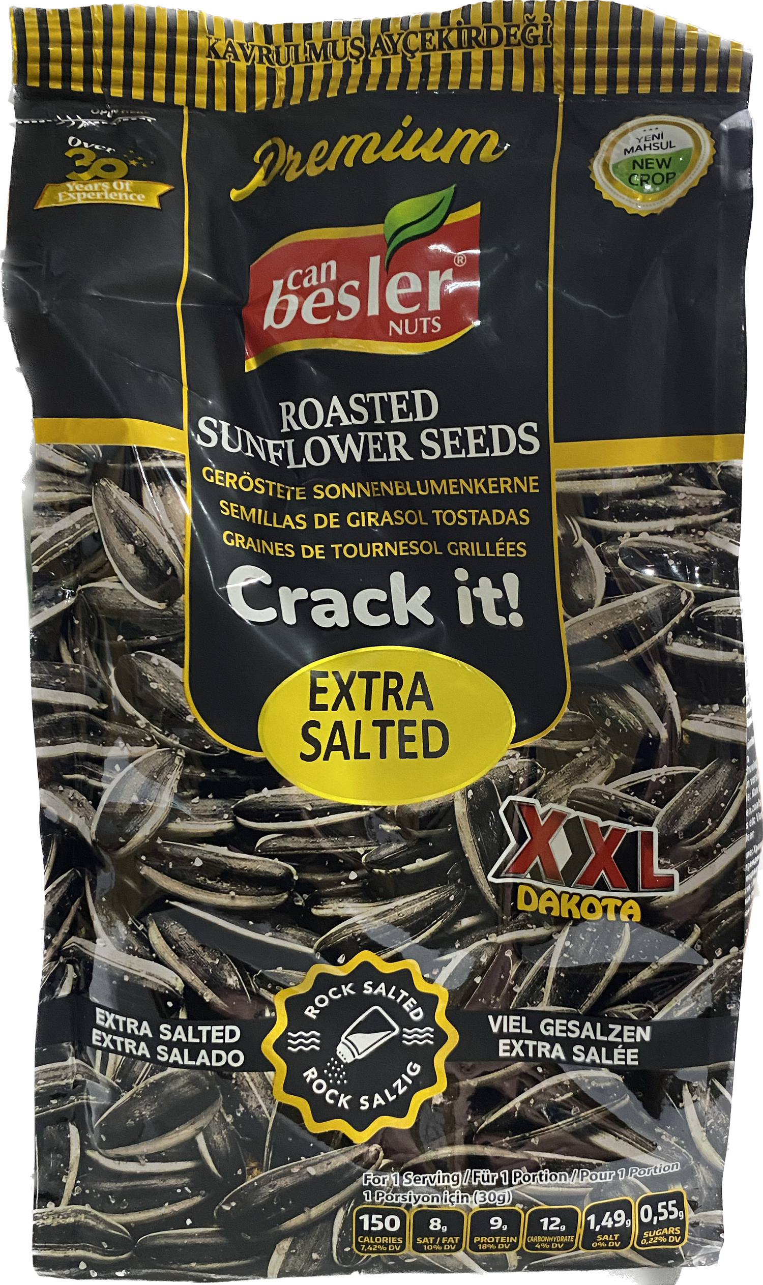 BESLER SUNFLOWER SEEDS EXTRA SALTED(10OZ) - Papaya Express