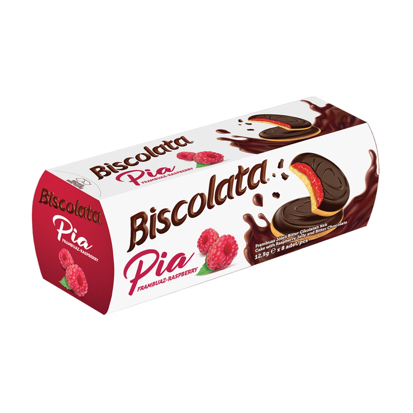 Biscolata Raspberry Pie (3.53 oz)