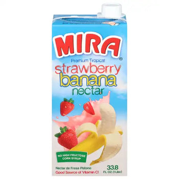 Mira Strawberry & Banana Nectar Carton (1 L) - Papaya Express