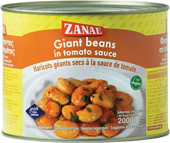 Zanae Giant Beans In Tomato Sauce (2000g) - Papaya Express