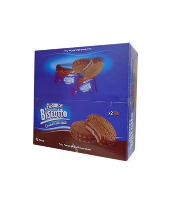 Elegance Choco Biscotto Double-Chocolate (24pcs) - Papaya Express