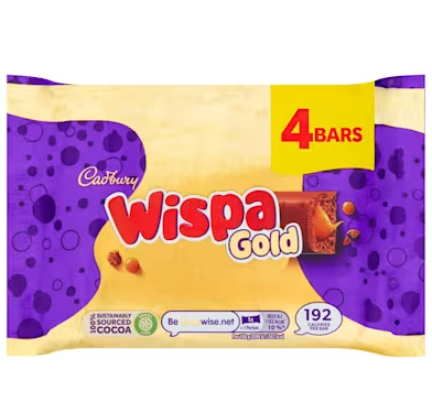 CADBURY WISPA GOLD (4PK) - Papaya Express