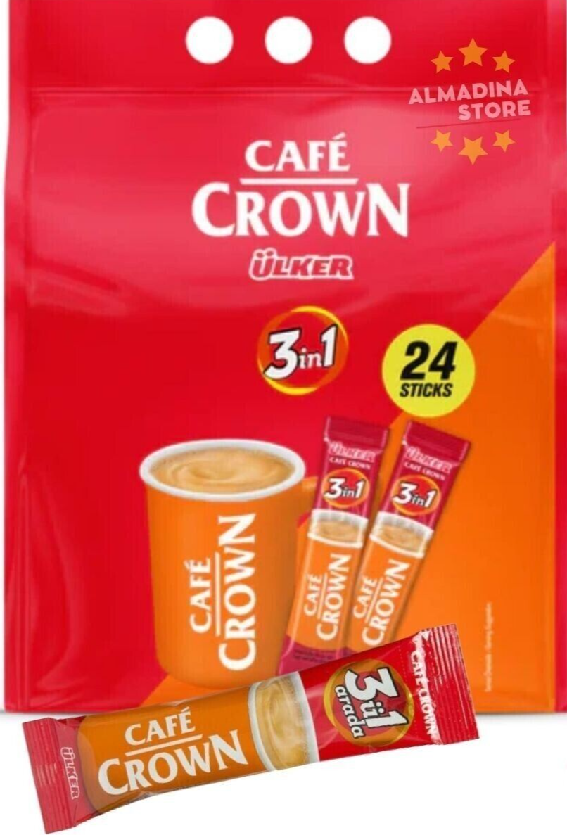 Cafe Crown 3 in 1 Instant Coffee ( 24 Stick ) - Papaya Express