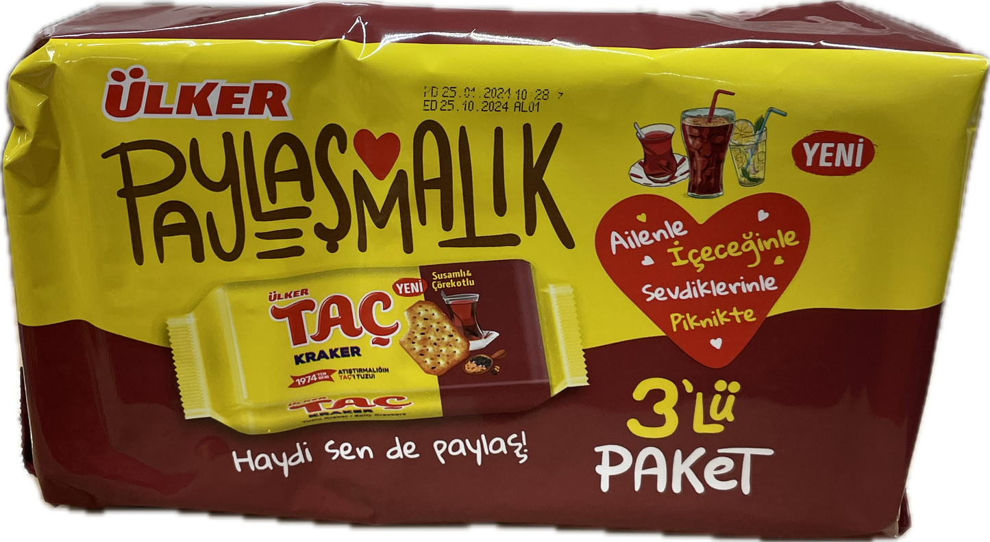 Ulker Tac Cracker Sesame Black Seeds (228g)