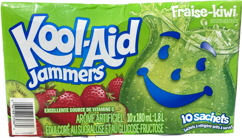 Kool Aid Jammers, 10CT - Papaya Express