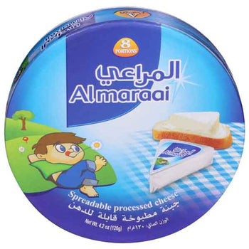 AL MARAAI SPREAD CREAM CHEESE TRIANGLES 8 COUNT - Papaya Express