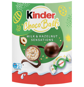 KINDER CHOC BALLS MILK & HAZELNUT SENSATIONS (90G) - Papaya Express