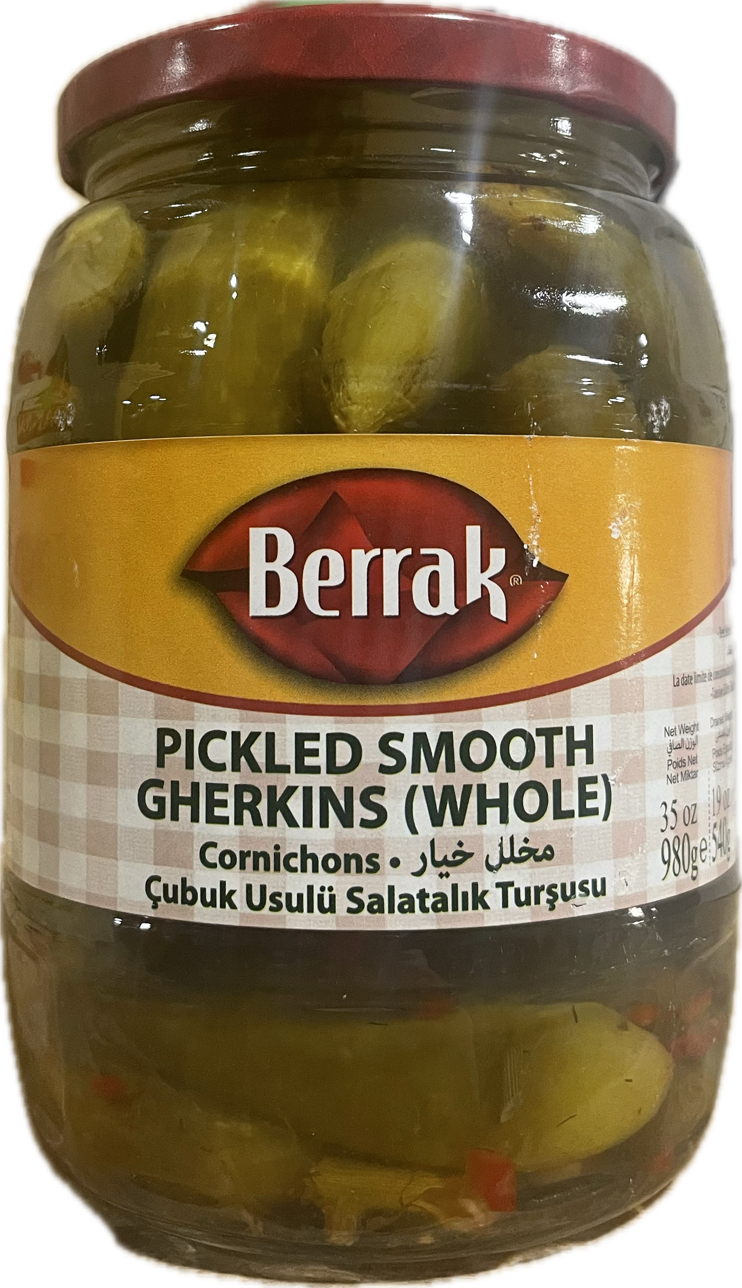 Berrak Pickles Smooth (900g)