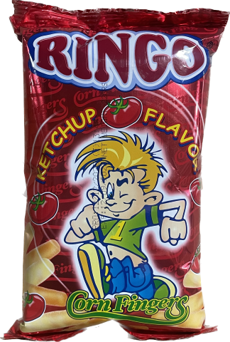 RINGO CHIPS KETCHUP FINGERS (22G) - Papaya Express