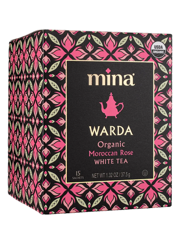 Mina Warda Organic Moroccan Rose White Tea (45 g) - Papaya Express