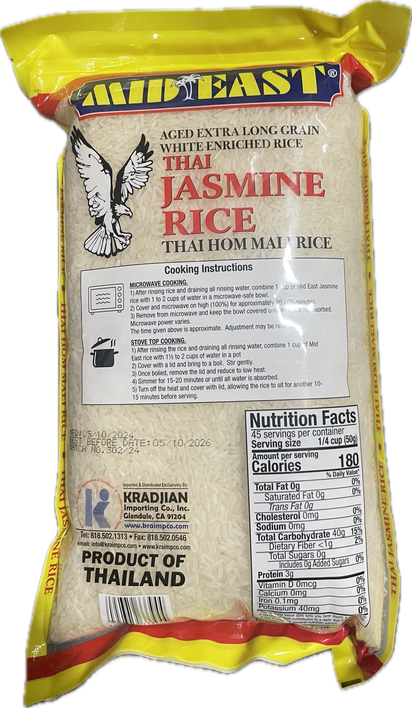 MDEAST JASMINE RICE (5LB)