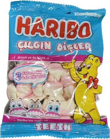 Haribo Teeth Candy (80g) - Papaya Express