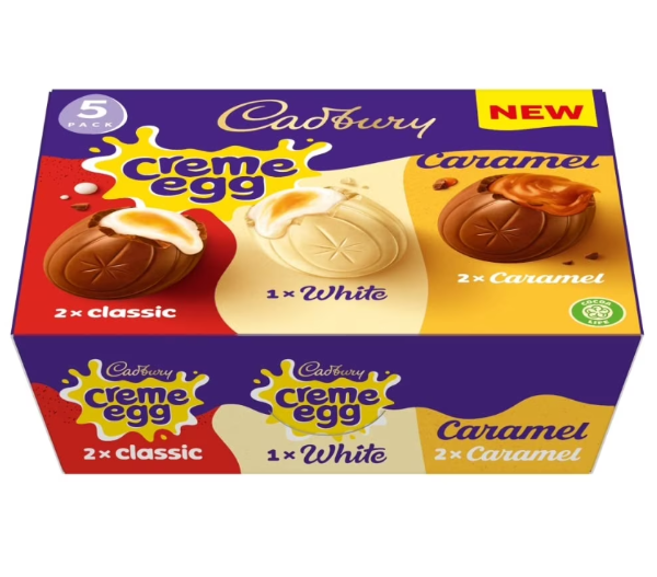 CADBURY CREME EGG 5 PACK MIXED (200G) - Papaya Express