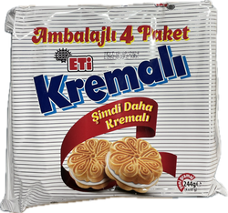 ETI KREMALI SANDWISH BISCUITS 4PK - Papaya Express