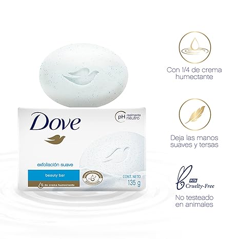 Dove Soap Exfoliacion Suave - Papaya Express