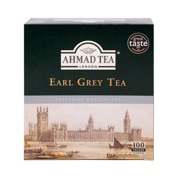 Ahmad Earl Grey Aromatic Tea Bags (100CT) - Papaya Express