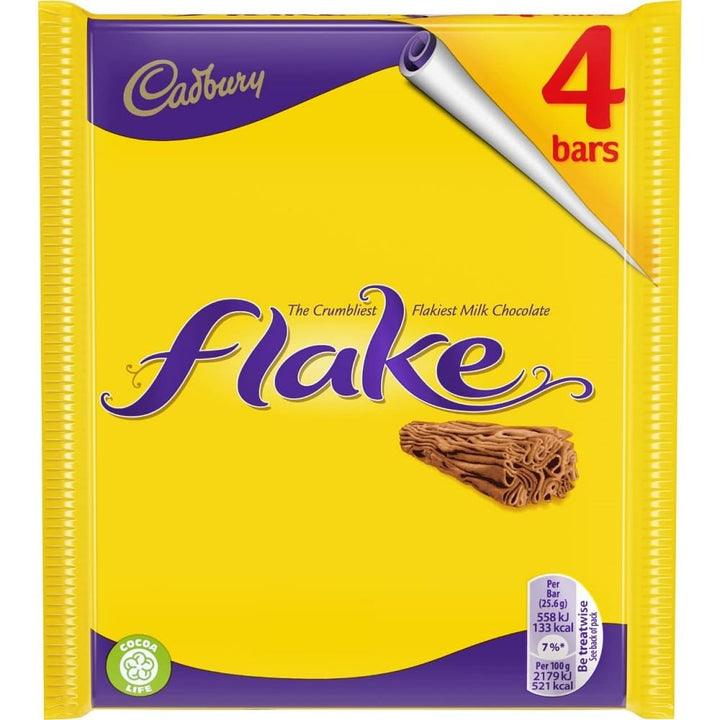 Flake Chocolate 4 bars (20g)
