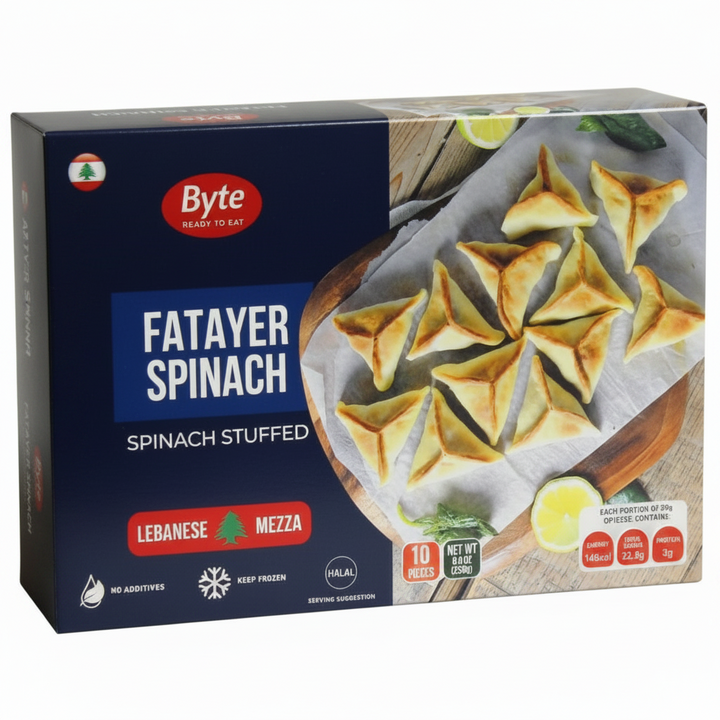 BYTE FROZEN FATAYER SPINACH (250G) - Papaya Express