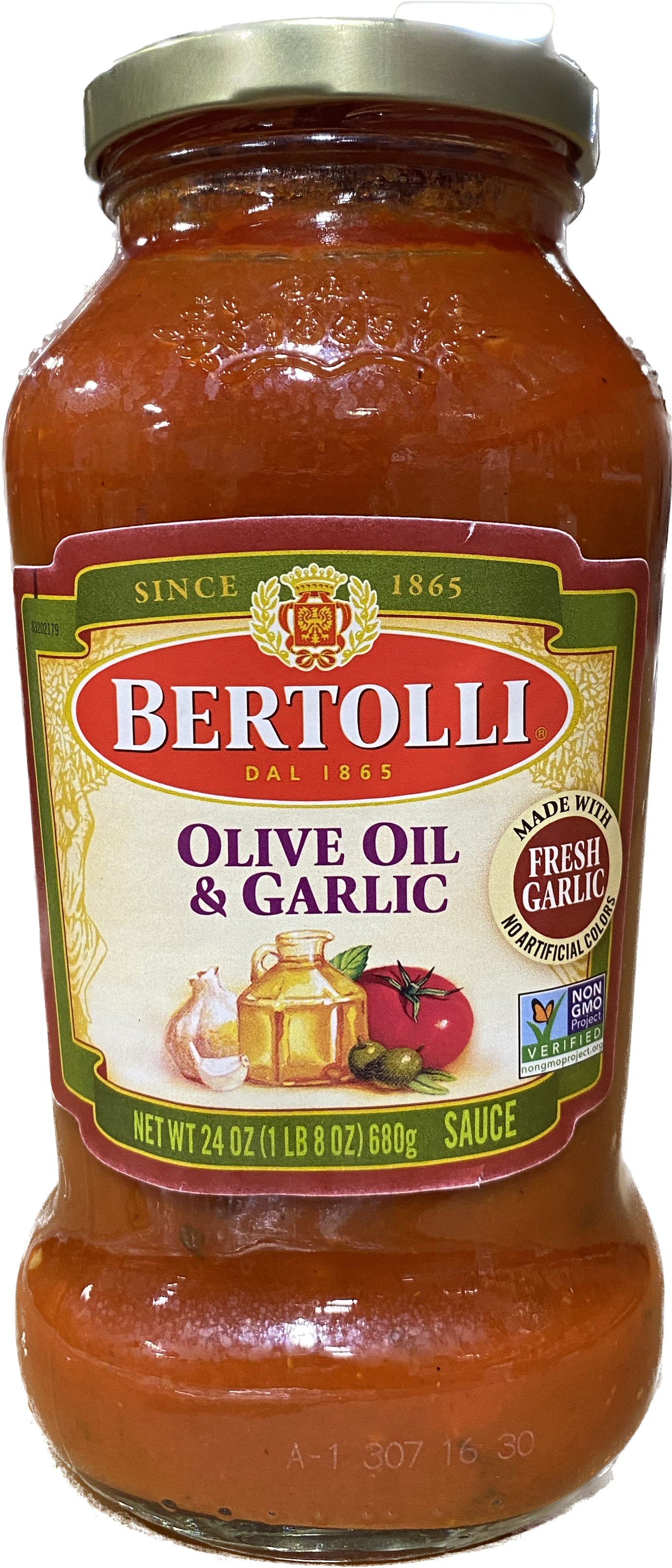 BERTOLLI OLIVE OIL & GARLIC (24OZ) - Papaya Express