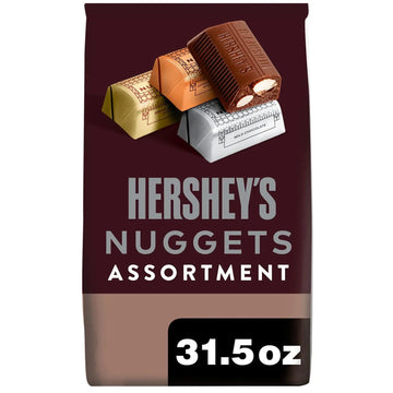 Hershey's Chocolate Assortment Nuggets Party Pack  (31.5 oz) - Papaya Express