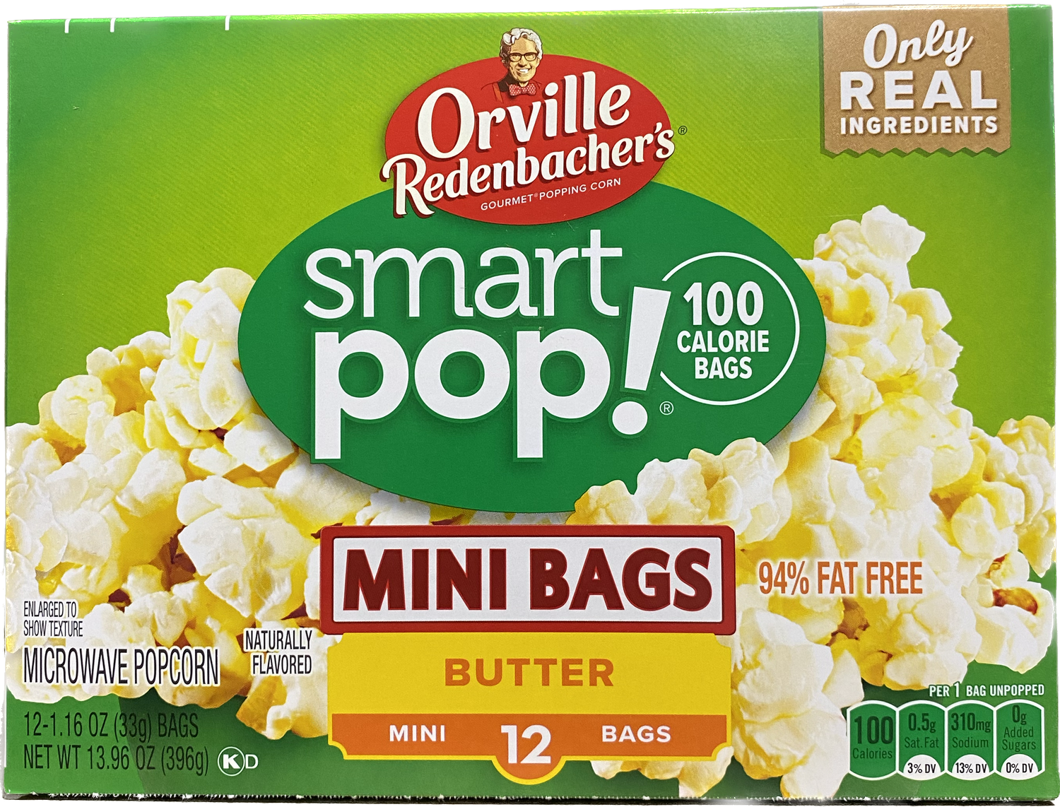 ORVILLE REDENBACHER'S POPCORN SMART POP(12 COUNT) - Papaya Express