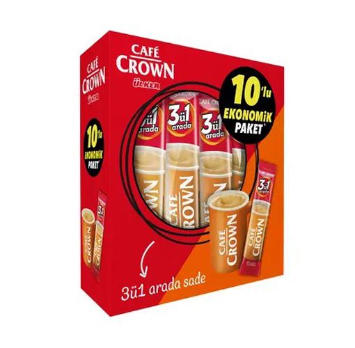 ULKER CAFE CROWN SADE 3 IN 1 (10 CT)