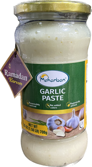 MEHARBAN GARLIC PASTE (708G) - Papaya Express