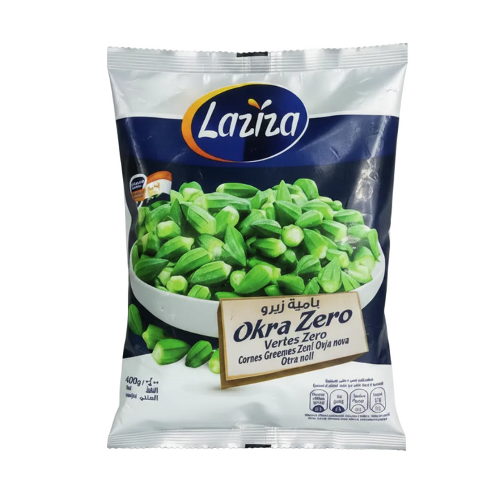 LAZIZA FROZEN OKRA ZERO(14oz) - Papaya Express