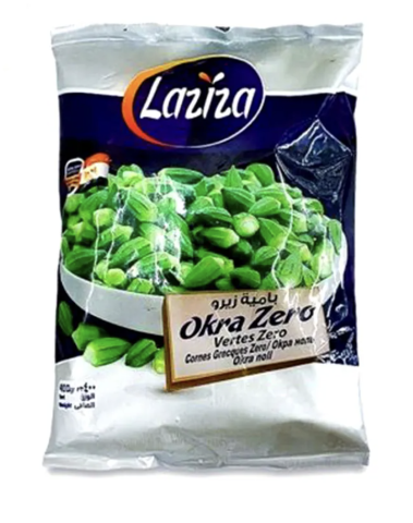 LAZIZA FROZEN OKRA ZERO(14oz) - Papaya Express