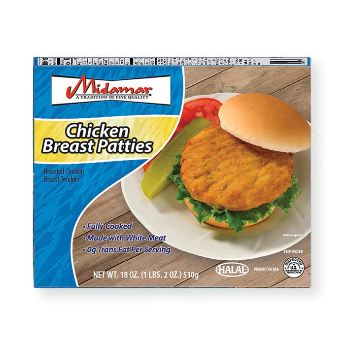 Midamar Chicken Breast Patties (510g) - Papaya Express