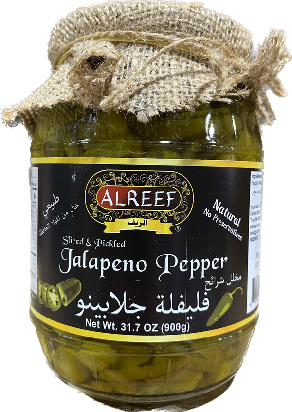 ALREEF PICKLED JALAPENO PEPPER (900G) - Papaya Express