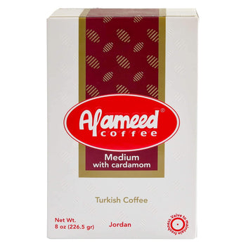 Al Ameed Coffee Medium W/O Cardamom (8OZ) - Papaya Express